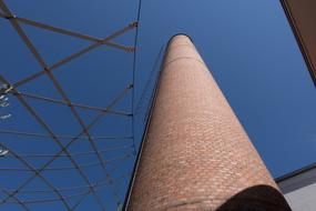 Chimney Factory blue sky