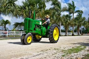 Tractor Antique Farm