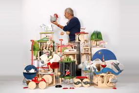the man in the children's corner