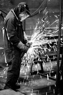 Welding Industry monochrome