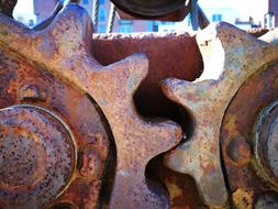 Technology Gears old rusty