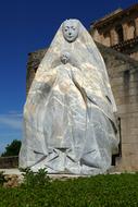 modern statue of Madonna with Christ in France