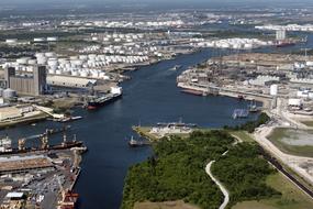 Houston Ship Channel water