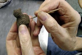Hands Work Form wood