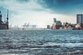 Hamburg Hanseatic City Elbe port