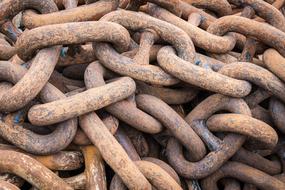 Chain Industrial Steel rust