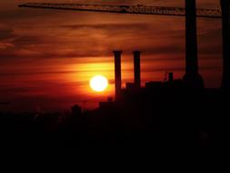 Sunset Afterglow city