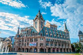 historical building in the center of Batumi, Georgia