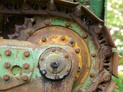 Caterpillar Mechanism old rusty
