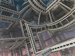 complex render 3d design