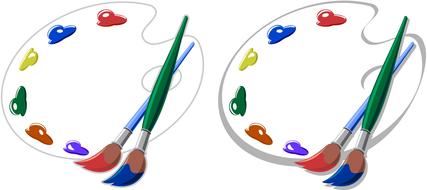 brushs paint color art drawing