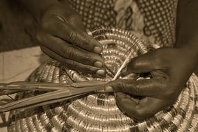 Weaving Craft Basket