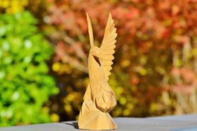 Carving Wood statue