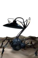 alien lamp light metal