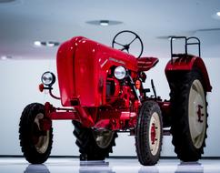 Tractor Red Agriculture show