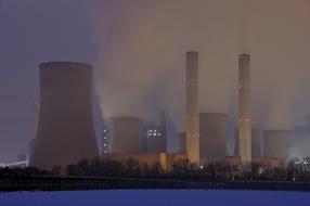 nuclear power plant smoke