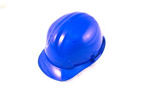 Work Helmet Blue plastic