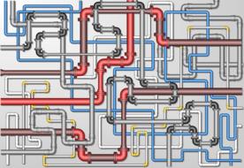 pipeline flange template