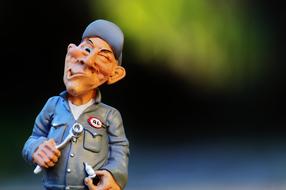 Mechanic clay Figure Funny