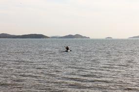 Sea Water boat person