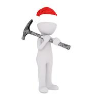 white male 3d with an axe