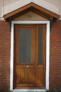 Door of a Old Wood house