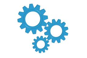 drawing of transmission blue gears