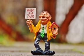 Real Estate Agents clay figure