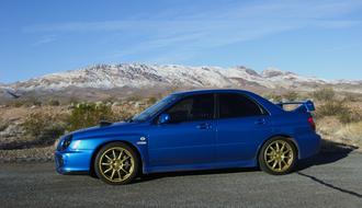 Subaru Impreza WRX Prodrive UK 300 in Death Valley