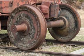 Train Wheel Steam matal