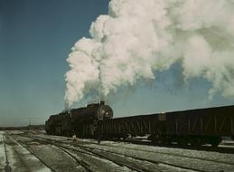 Locomotive Railroad Yard steam