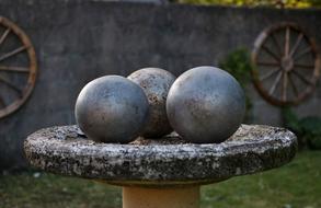 Steel Balls Valves statue