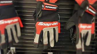 supergrip Gloves on stand