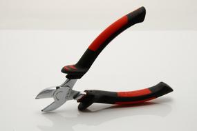 pliers with black red handles