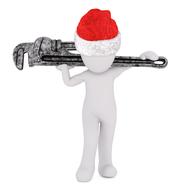 white male 3d and wrench