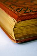 Gold Gilt Book close-up