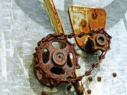 Rusty Metal Old Machine
