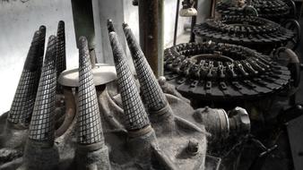 Industry Metal Tools black and white