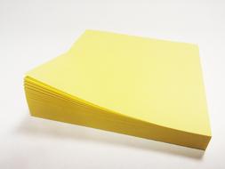 stack of Yellow stickers, Office supplies