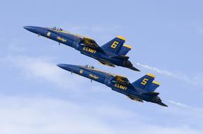 Blueand yellow Angels Navy