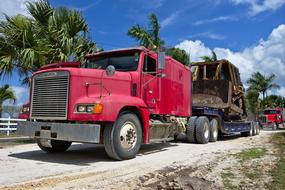 red Truck Vehicle