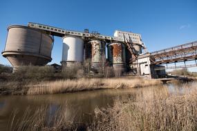 Chemical Plant at water