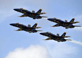 Blue Angels Aircraft Flight show