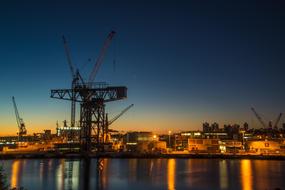 landscape of Harbour in Sydney Australia