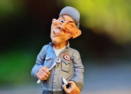 Mechanic Figure Funny clay