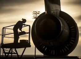 Mechanic Jet at Sunset