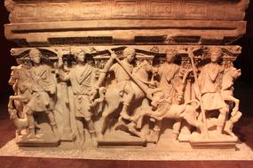 Sculpture Tomb in Museum
