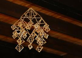 straw decoration for christmas
