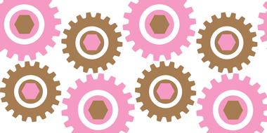 clipart of design cogs technology