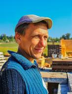 portrait of Builder Worker Man